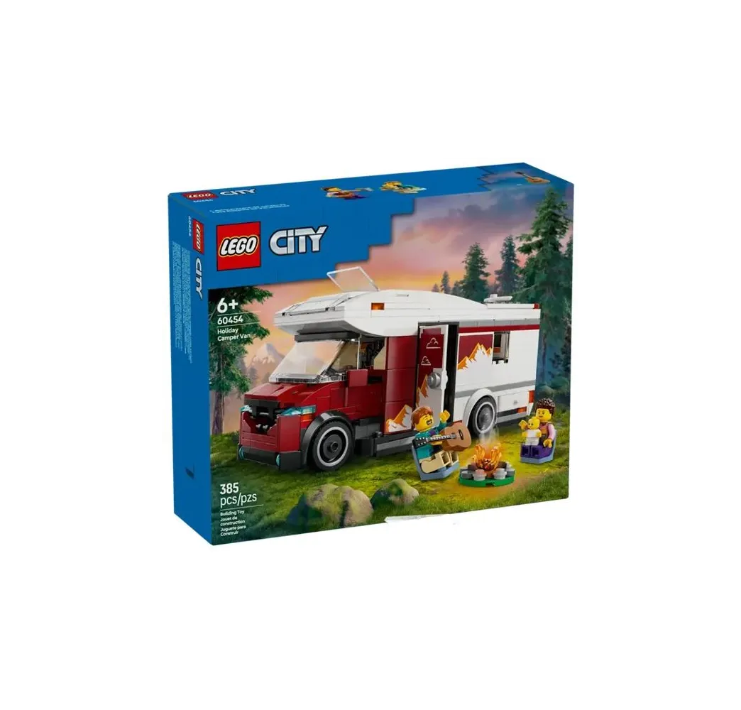 LEGO City Wakacyjny kamper – klocki konstrukcyjne dla dzieci 6+