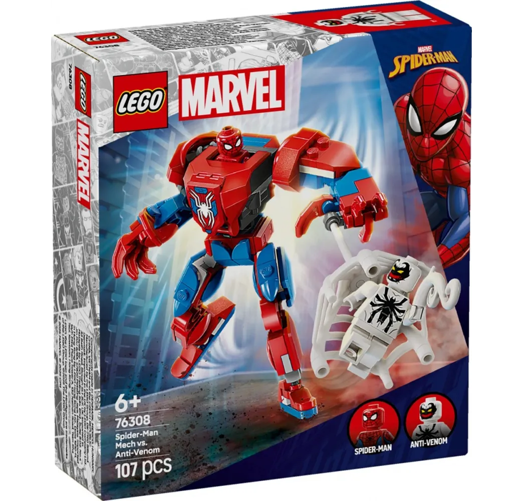 LEGO Super Heroes Mech Spider-Mana – klocki konstrukcyjne Marvel