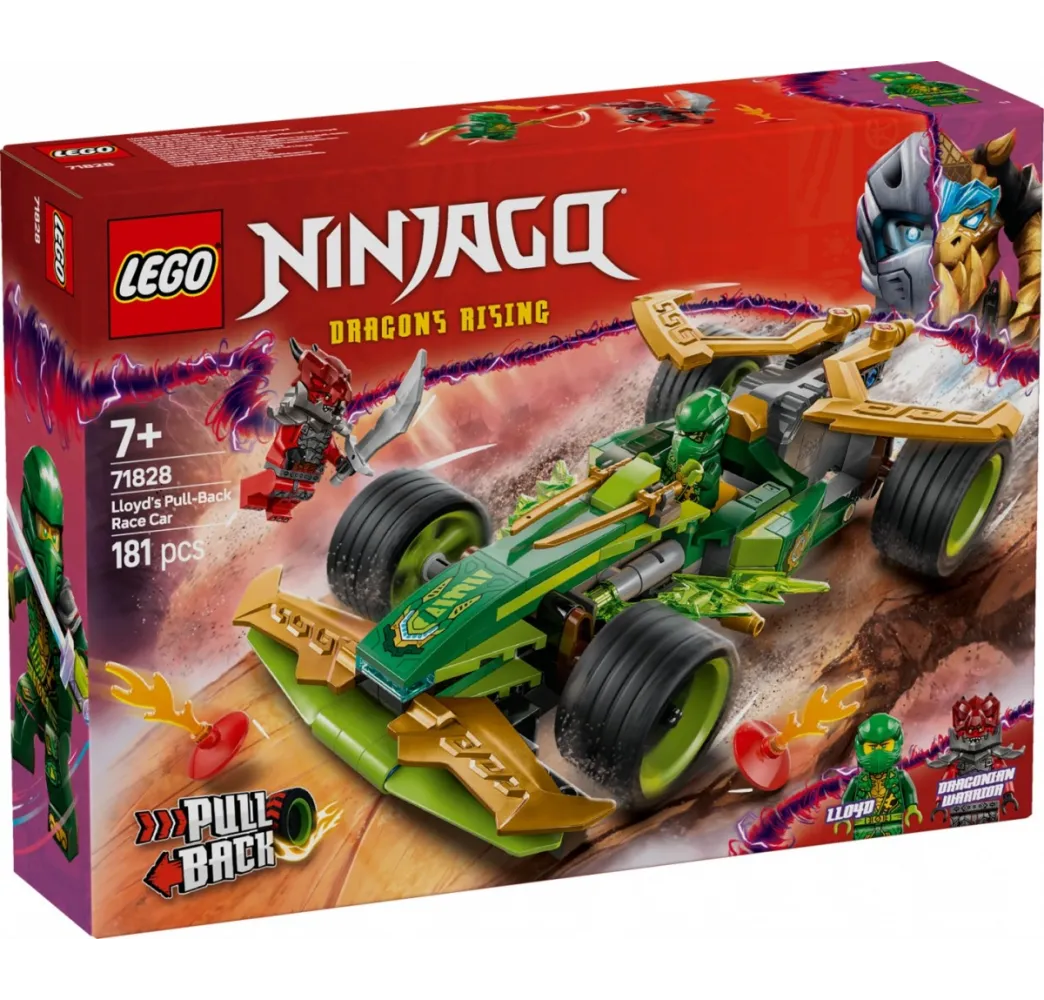LEGO Ninjago Samochód Lloyda pull-back – klocki konstrukcyjne