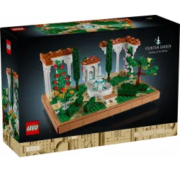 LEGO Icons Fontanna w ogrodzie – klocki konstrukcyjne dla dorosłych