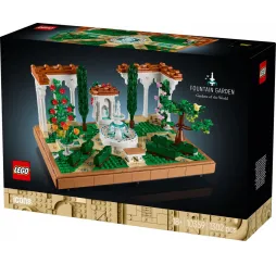 LEGO Icons Fontanna w ogrodzie – klocki konstrukcyjne dla dorosłych