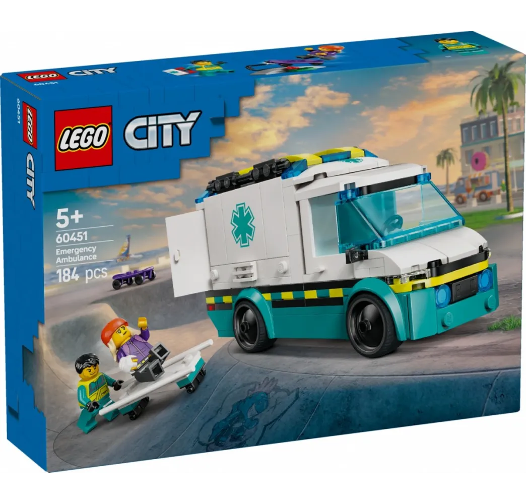 LEGO City Karetka pogotowia – klocki konstrukcyjne dla dzieci