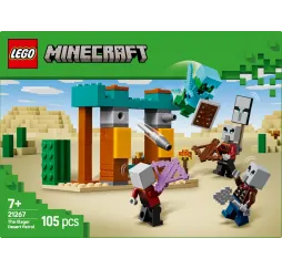 LEGO Minecraft Pustynny patrol złosadników – klocki konstrukcyjne