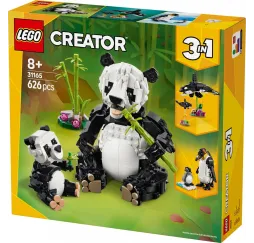 LEGO Creator Dzikie zwierzęta: rodzina pand – klocki konstrukcyjne