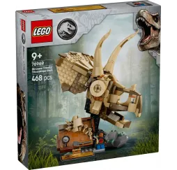 LEGO Jurassic World czaszka triceratopsa – klocki konstrukcyjne