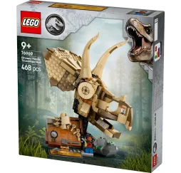 LEGO Jurassic World czaszka triceratopsa – klocki konstrukcyjne
