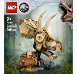 LEGO Jurassic World czaszka triceratopsa – klocki konstrukcyjne