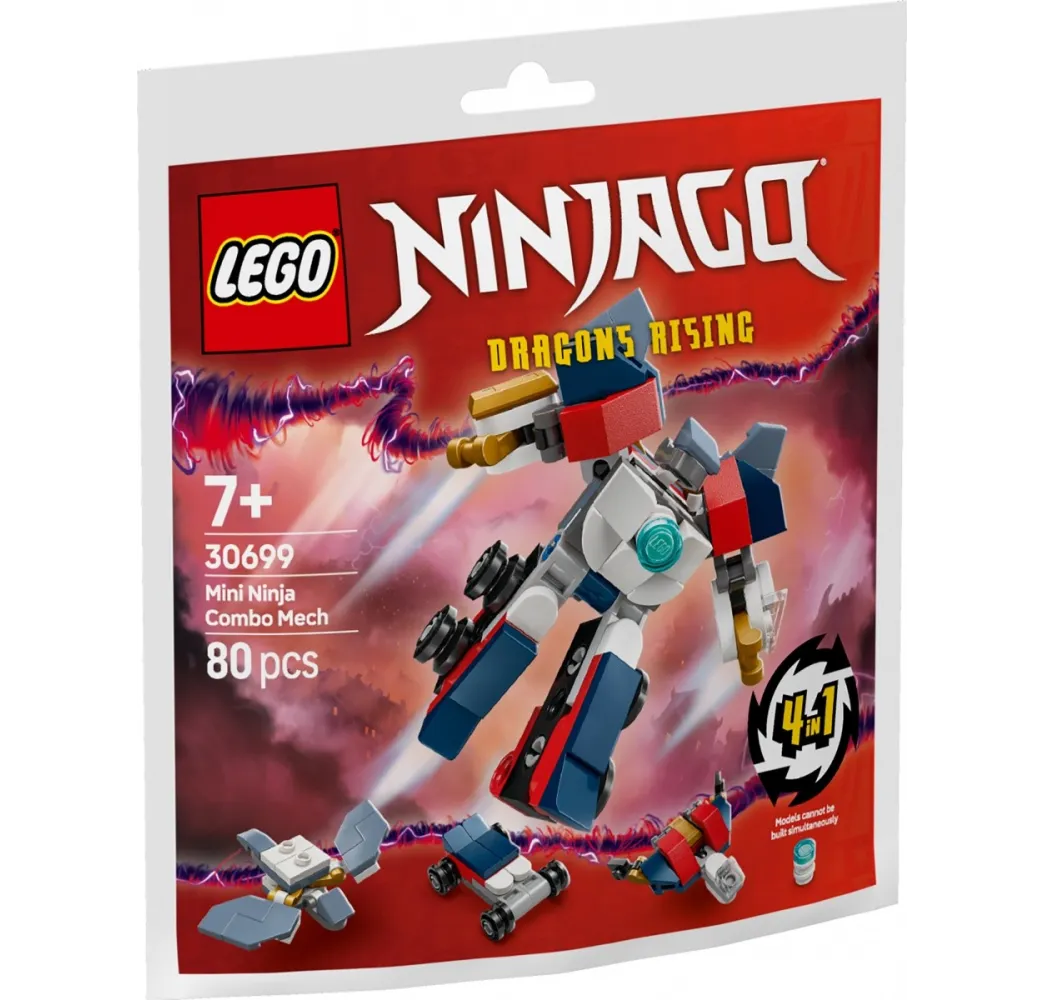 LEGO Ninjago Wielofunkcyjny minimech – klocki konstrukcyjne