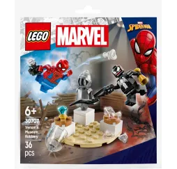 LEGO Super Heroes Napad Venoma – klocki konstrukcyjne Marvel 6+