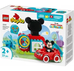 LEGO DUPLO Klub Myszki Miki i samochód – klocki edukacyjne