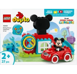 LEGO DUPLO Klub Myszki Miki i samochód – klocki edukacyjne