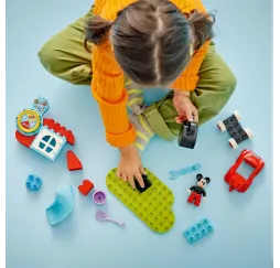 LEGO DUPLO Klub Myszki Miki i samochód – klocki edukacyjne