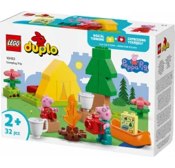 LEGO DUPLO Peppa Pig Wyprawa na biwak – klocki konstrukcyjne