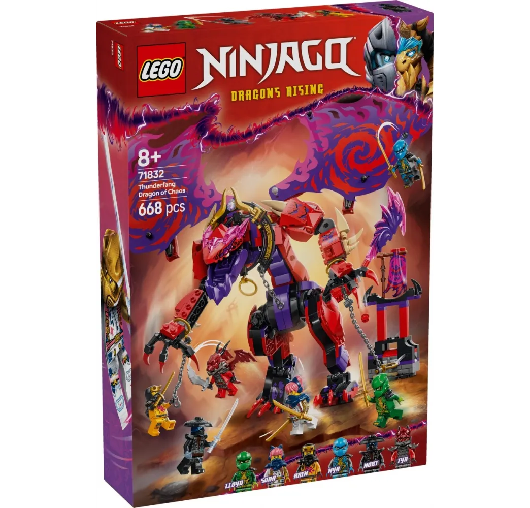 LEGO Ninjago Smok chaosu Kiełogrzmot klocki konstrukcyjne 8+