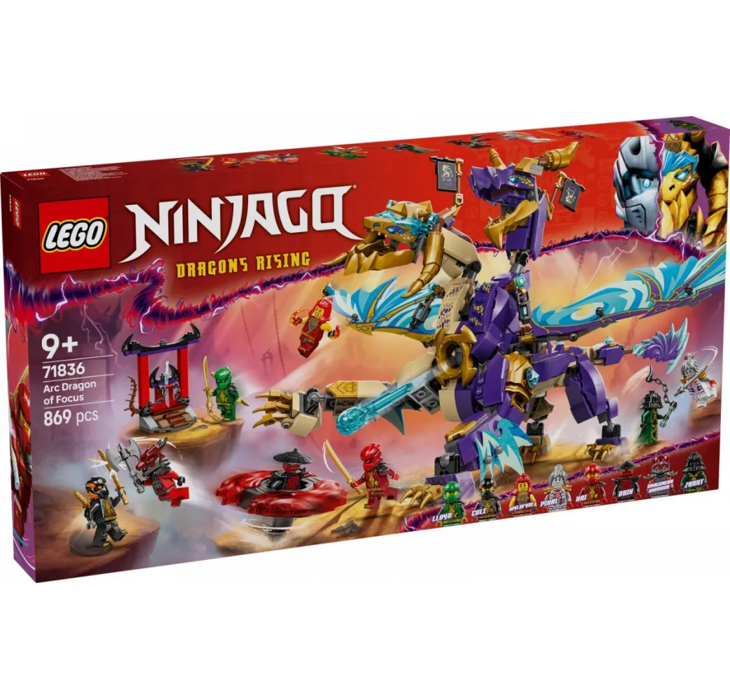 LEGO Ninjago Arcysmok skupienia – klocki konstrukcyjne dla dzieci