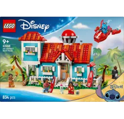 LEGO Disney Domek na plaży Lilo i Stitcha – klocki konstrukcyjne