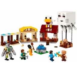 LEGO Minecraft Atak balonowego Ghasta – klocki konstrukcyjne