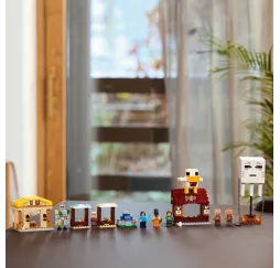 LEGO Minecraft Atak balonowego Ghasta – klocki konstrukcyjne