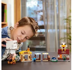 LEGO Minecraft Atak balonowego Ghasta – klocki konstrukcyjne