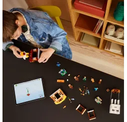 LEGO Minecraft Atak balonowego Ghasta – klocki konstrukcyjne