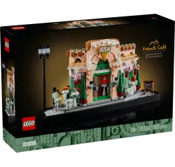 LEGO Icons Francuska kawiarenka – klocki konstrukcyjne dla dorosłych