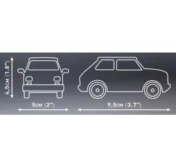 Cobi Klocki Fiat 126p el – klocki konstrukcyjne Youngtimer Collection