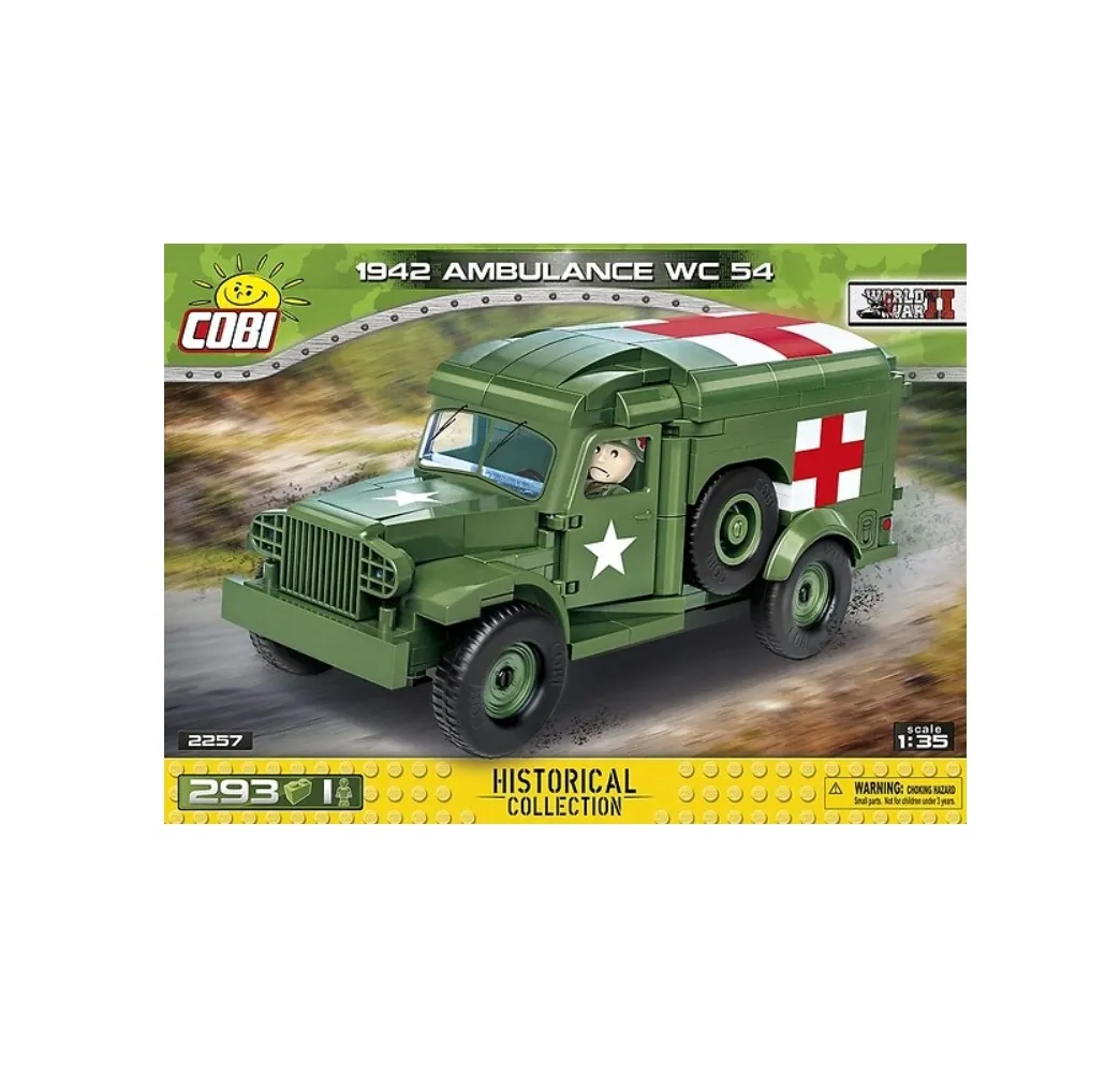 Cobi Klocki HC WWII Ambulance – klocki konstrukcyjne historyczne