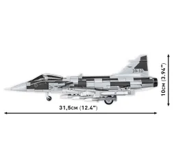 Cobi Armed Forces SAAB Jas 39 Gripen E – klocki konstrukcyjne 7+