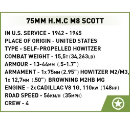 Cobi Klocki H.M.C M8 Scott – klocki konstrukcyjne dla dzieci 8+