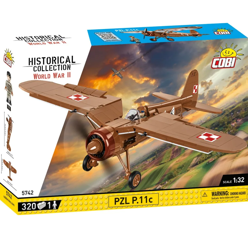 Cobi Klocki PZL P.11c – klocki konstrukcyjne dla dzieci 7+