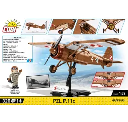 Cobi Klocki PZL P.11c – klocki konstrukcyjne dla dzieci 7+