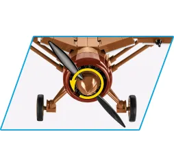 Cobi Klocki PZL P.11c – klocki konstrukcyjne dla dzieci 7+