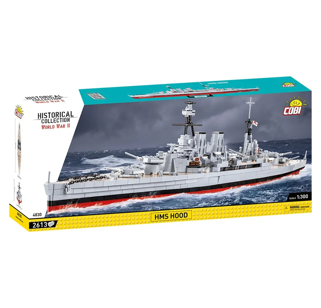Cobi HMS Hood 2613 el. – klocki konstrukcyjne dla 10+