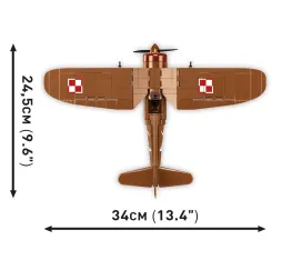 Cobi Klocki PZL P.11c – klocki konstrukcyjne dla dzieci 7+