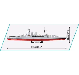 Cobi HMS Hood 2613 el. – klocki konstrukcyjne dla 10+