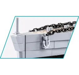 Cobi HMS Hood 2613 el. – klocki konstrukcyjne dla 10+