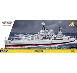 Cobi HMS Hood 2613 el. – klocki konstrukcyjne dla 10+