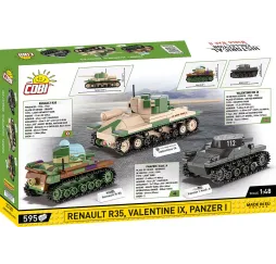 Cobi Klocki Renault R35 – zestaw konstrukcyjny Historyczne czołgi