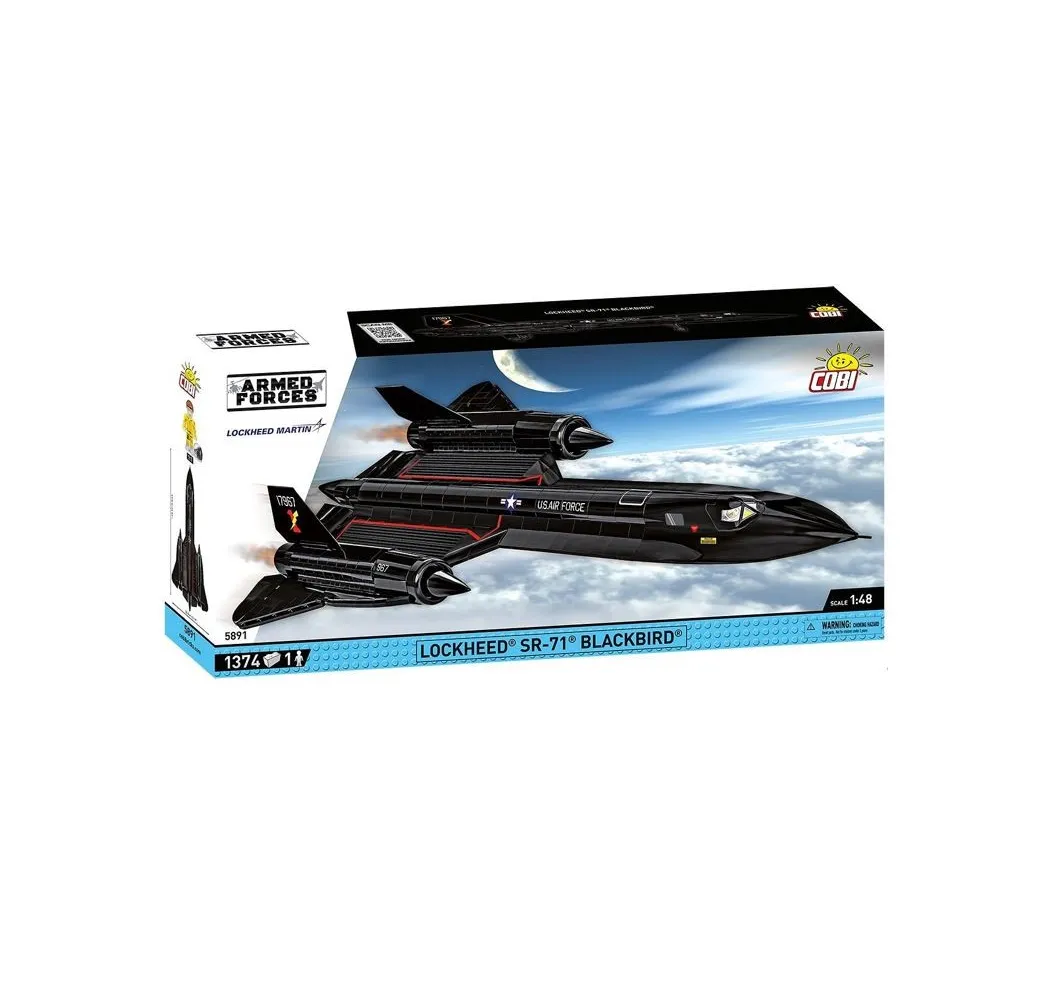 Cobi Klocki Samolot SR-71 Blackbird – klocki konstrukcyjne 9+