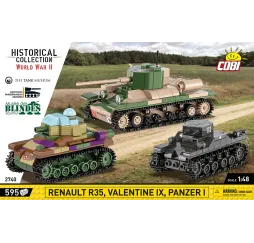 Cobi Klocki Renault R35 – zestaw konstrukcyjny Historyczne czołgi