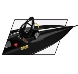 Cobi Klocki Samolot SR-71 Blackbird – klocki konstrukcyjne 9+