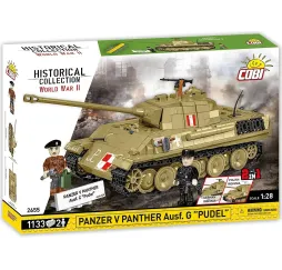 Cobi Panzer V Panther G Pudel – klocki konstrukcyjne dla dzieci 9+