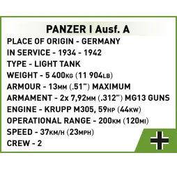 Cobi Klocki Renault R35 – zestaw konstrukcyjny Historyczne czołgi