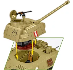 Cobi Panzer V Panther G Pudel – klocki konstrukcyjne dla dzieci 9+