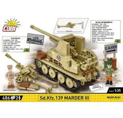 Cobi Klocki Sd.Kfz. Marder III – klocki konstrukcyjne dla dzieci 9+