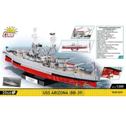 Cobi Klocki USS Arizona – klocki konstrukcyjne dla kolekcjonera