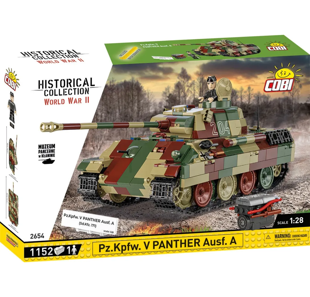 Cobi Klocki Panther Ausf.A – klocki konstrukcyjne dla dzieci 8+