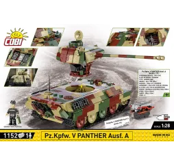 Cobi Klocki Panther Ausf.A – klocki konstrukcyjne dla dzieci 8+