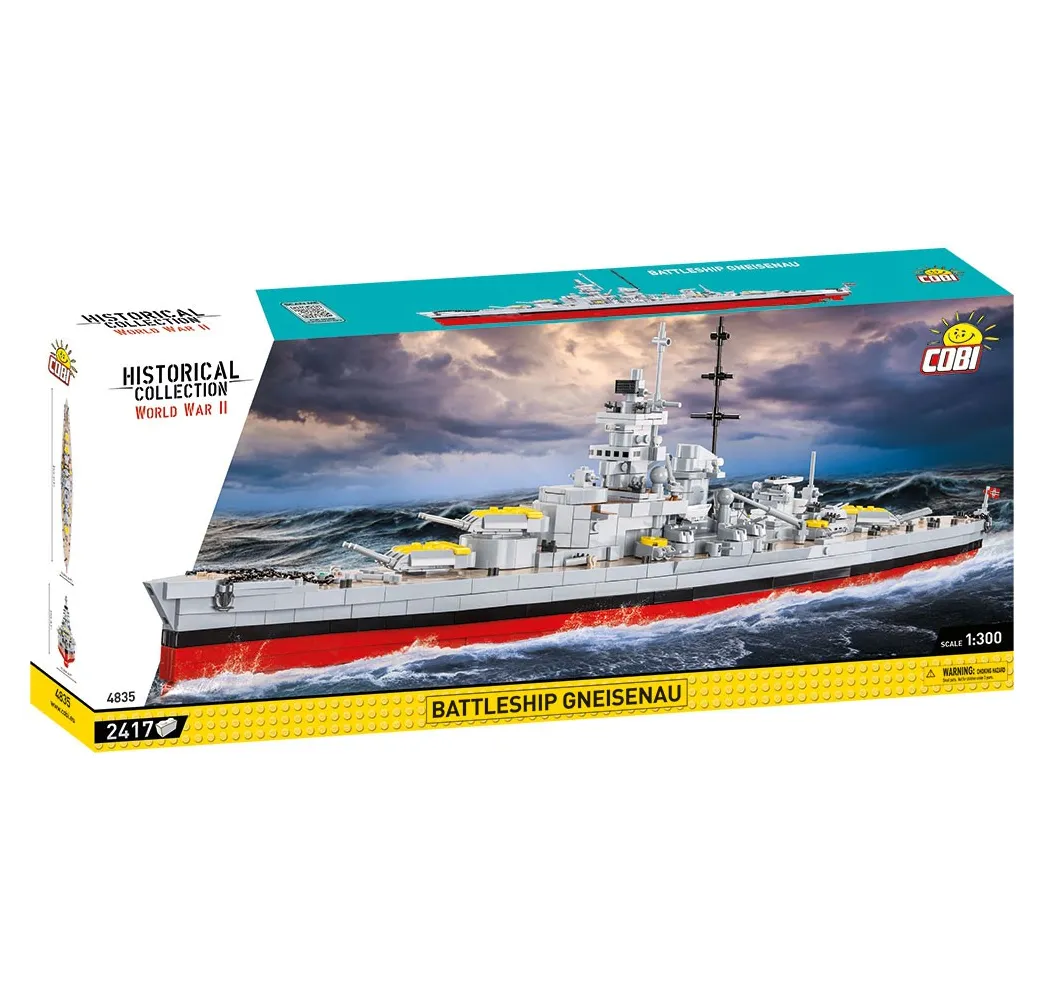Cobi Battleship Gneisenau – klocki konstrukcyjne dla dzieci 10+