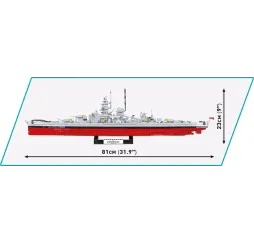 Cobi Battleship Gneisenau – klocki konstrukcyjne dla dzieci 10+